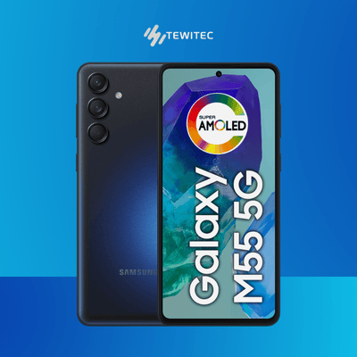 Celulares intermediários: Samsung Galaxy M55 com bateria gigante, tela linda e ótimo custo-benefício. celulares intermediários